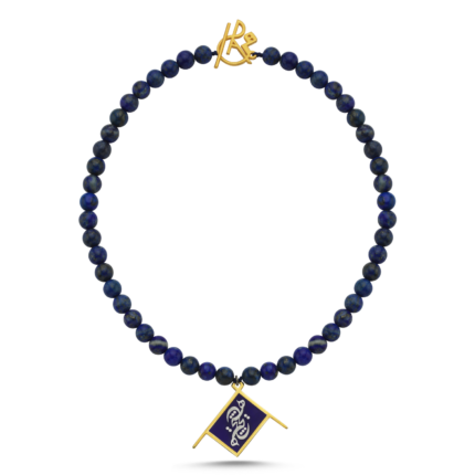 Hiç'in Sığınağı — Kolye · Lapis — 925 Ayar Gümüş 18 Ayar Altın Yaldız Mine / Lapis