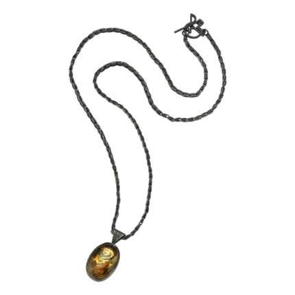 Hiç'in Arayışı — Kolye — 925 Ayar Gümüş Urfa Zincir / Citrine